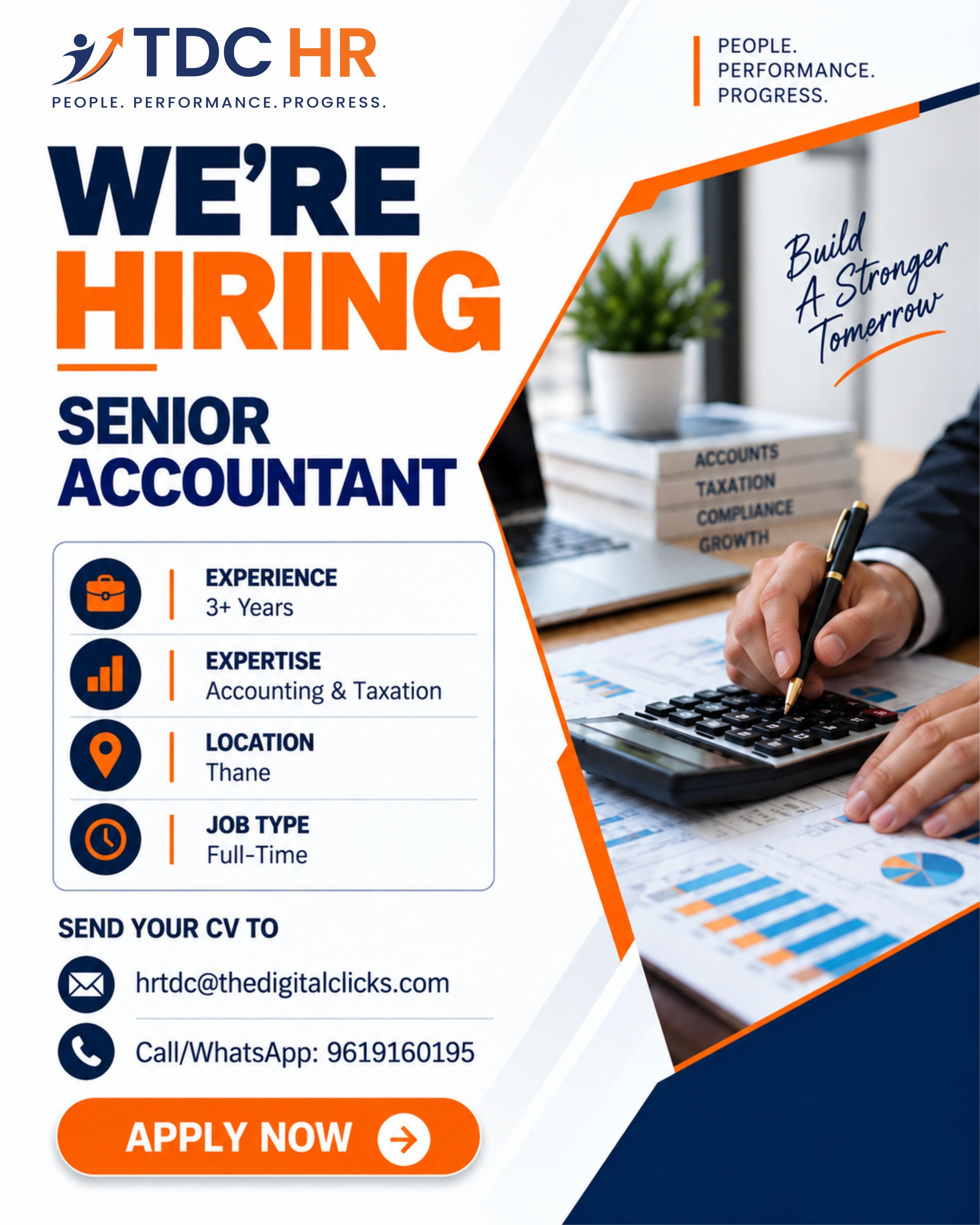 SENIOR ACCOUNTANT at TDC HR